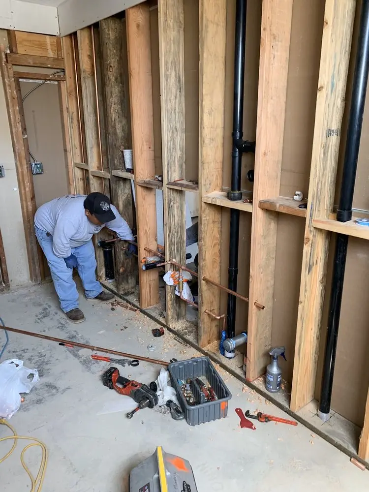 Commercial rough-in plumbing for Gas Line Repair in DRNAG
